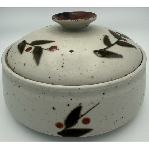 Otagiri Other - Vintage OTAGIRI Bittersweet Stoneware 8.25" Casserole Dish Lid Japan MCM Japan